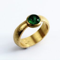 Ring Smaragd Gelbgold