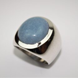 Silberring  Ovaler Anden Cacit