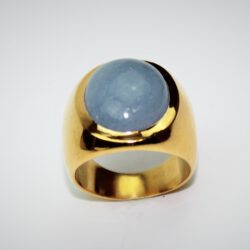 Silberring  mit Andencalcit